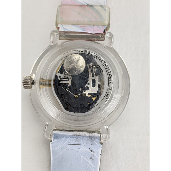 Vintage Dr. Seuss Cat in the Hat Watch Authentic T ick Tock Time Tickers - Picture 5 of 9